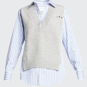 Maison Margiela Sweater Vest with Shirt